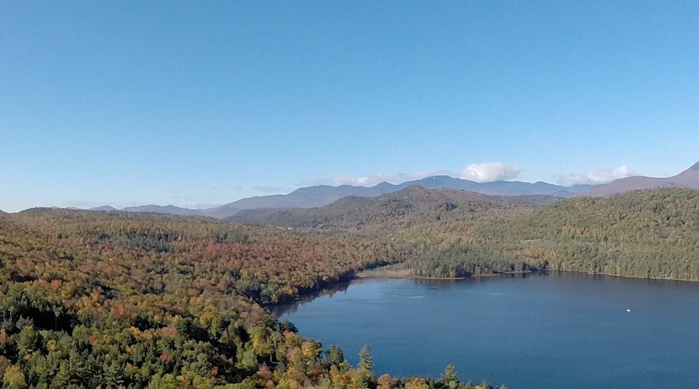 Lincoln Pond and Dix Mountain to the south (10-5-2014) -- Gerald Zahavi